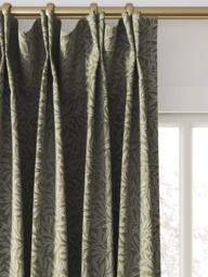 William Morris At Home Willow Woven Made to Measure Curtains or Roman Blind, Sage - thumbnail 4
