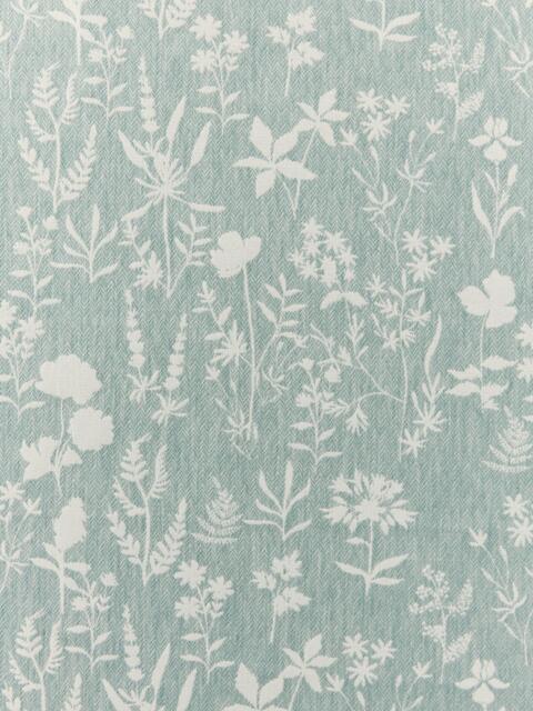 John Lewis Fiorella Made to Measure Curtains or Roman Blind, Duck Egg Sage - image 1