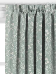 John Lewis Fiorella Made to Measure Curtains or Roman Blind, Duck Egg Sage - thumbnail 2