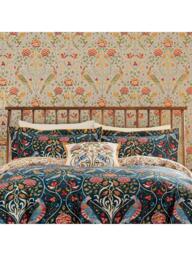 Morris & Co. Seasons Cushion, Indigo - thumbnail 4