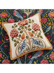 Morris & Co. Seasons Cushion, Indigo - thumbnail 2