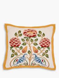 Morris & Co. Seasons Cushion, Indigo - thumbnail 1