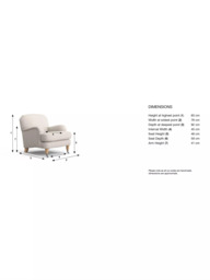 Laura Ashley Lynden Armchair, Teak Leg - thumbnail 6