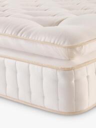 John Lewis British Natural Collection Helmsley Wool Pillowtop 7500 Pocket Spring Mattress, Super King Size - thumbnail 4