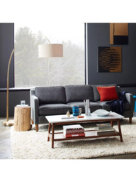 west elm Overarching Floor Lamp, White - thumbnail 4