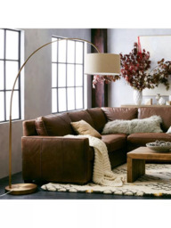 west elm Overarching Floor Lamp, White - thumbnail 2