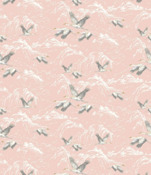 Laura Ashley Animalia Made to Measure Curtains or Roman Blind, Blush - thumbnail 1