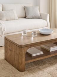 John Lewis Solace Cracked Oak Coffee Table, Mid Tone Oak - thumbnail 2