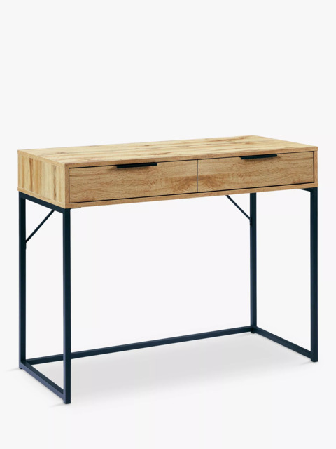 Julian Bowen Bali 2 Drawer Dressing Table, Oak - image 1