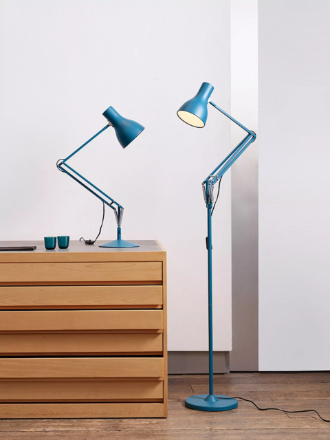 Anglepoise Type 75 Margaret Howell Edition Floor Lamp, Saxon Blue - image 1