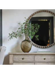 Gallery Direct Aspen Wood-Effect Round Wall Mirror, Natural - thumbnail 3