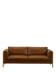 John Lewis Nest Grand 4 Seater Leather Sofa, Light Leg - thumbnail 5