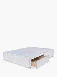 John Lewis Non-Sprung Upholstered 2 Drawer Divan Base, Double - thumbnail 2