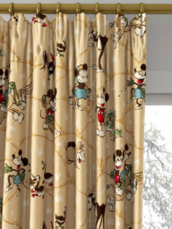 Disney Home x Sanderson Mickey & Minnie Made to Measure Curtains or Roman Blind, Butterscotch - thumbnail 2