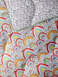 Eleanor Bowmer x Night Lark® Rainbow Coverless Duvet & Pillowcase Set, 10.5 Tog, Multi - thumbnail 6