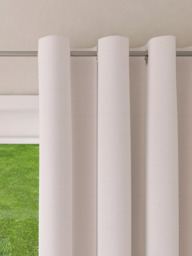 John Lewis Textured Weave Ultra Thermal Lined Eyelet Door Curtain - thumbnail 3