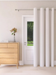 John Lewis Textured Weave Ultra Thermal Lined Eyelet Door Curtain - thumbnail 1