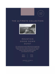 John Lewis The Ultimate Collection British Goose Down Duvet, 9 Tog, Emperor - thumbnail 6