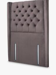 John Lewis Margot Winged Full Depth Upholstered Headboard, Single - thumbnail 2