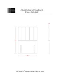 John Lewis Ada Full Depth Upholstered Headboard, Small Double - thumbnail 4