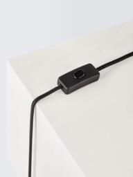 John Lewis Liora Gloss Table Lamp, Black - thumbnail 5