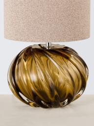 John Lewis Liora Gloss Table Lamp, Black - thumbnail 4