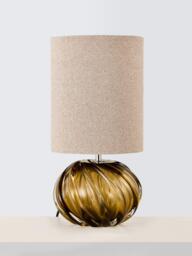 John Lewis Liora Gloss Table Lamp, Black - thumbnail 2