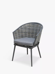 KETTLER Malo 6-Seater Garden Dining Table & Chairs Set, Grey - thumbnail 4