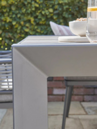 KETTLER Malo 6-Seater Garden Dining Table & Chairs Set, Grey - thumbnail 6
