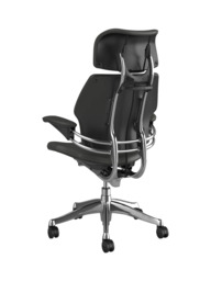 Humanscale Freedom Leather Office Chair, Charcoal - thumbnail 5