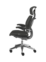 Humanscale Freedom Leather Office Chair, Charcoal - thumbnail 6