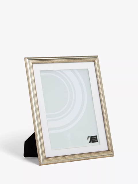 John Lewis Ribbed Certificate/Diploma Photo Frame & Mount, A4 (21 x 30cm), Champagne - image 1