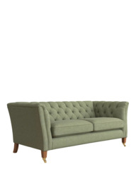 Laura Ashley Chatsworth Medium 2 Seater Sofa, Teak Leg