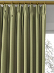 John Lewis Cotton Blend Made to Measure Curtains or Roman Blind, Sage Green - thumbnail 2