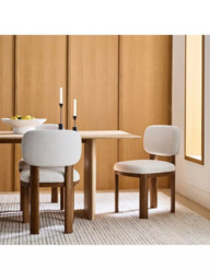west elm Anton Dining Chair, Alabaster - thumbnail 2