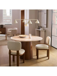 west elm Anton Dining Chair, Alabaster - thumbnail 3