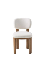 west elm Anton Dining Chair, Alabaster - thumbnail 4