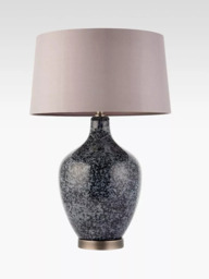 Bay Lighting Esma Glass Table Lamp, Grey - thumbnail 2