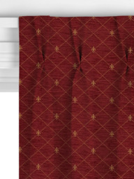 John Lewis Regal Made to Measure Curtains or Roman Blind, Claret - thumbnail 5