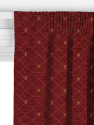 John Lewis Regal Made to Measure Curtains or Roman Blind, Claret - thumbnail 3
