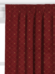 John Lewis Regal Made to Measure Curtains or Roman Blind, Claret - thumbnail 2