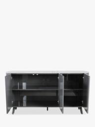KETTLER Lorenzo 3 Door Sideboard, Grey - thumbnail 2