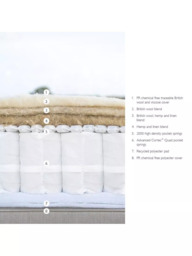 John Lewis British Natural Collection Hemp 2750 Mattress, Firmer Tension, Single - thumbnail 2