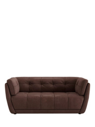 At The Helm Theo Medium 2 Seater Leather Sofa, Adventurer Canyon Hawk - thumbnail 1