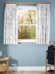 John Lewis Nerine Print Pair Blackout/Thermal Lined Pencil Pleat Curtains, Multi - thumbnail 5