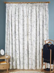 John Lewis Nerine Print Pair Blackout/Thermal Lined Pencil Pleat Curtains, Multi - thumbnail 4