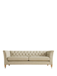 Laura Ashley Chatsworth Grand 4 Seater Sofa, Oak Leg - thumbnail 3