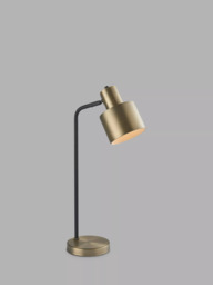 Bay Lighting Giles Desk Lamp, Antique Brass/Black - thumbnail 1