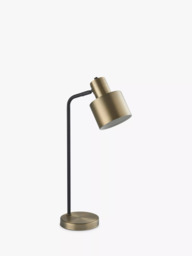 Bay Lighting Giles Desk Lamp, Antique Brass/Black - thumbnail 2
