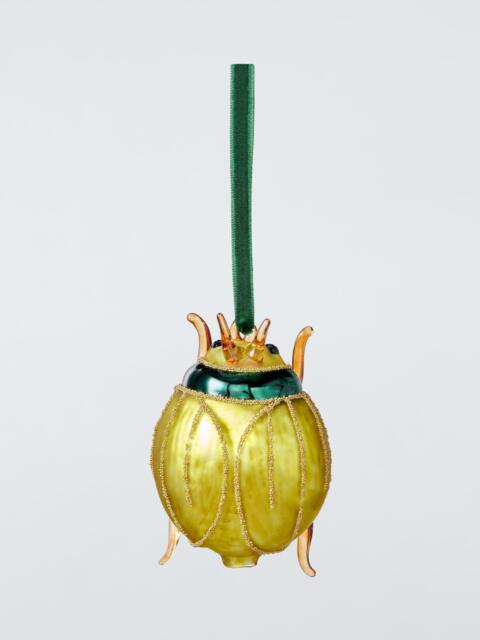 John Lewis The Curator Beetle Bauble, Green - image 1